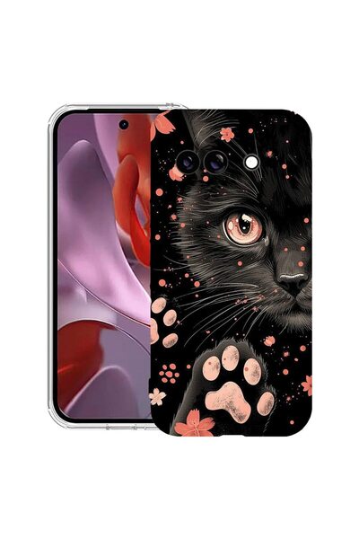 bestcase ¬Æ Husa Anti Shock Compatibila cu Google Pixel 10a, Black Cat, 31283...