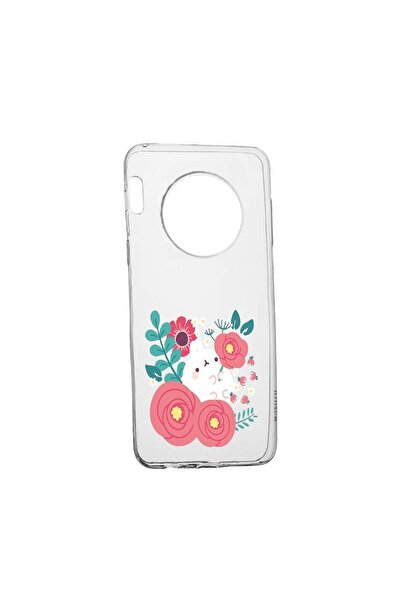 bestcase Θήκη με σχέδιο κουνελιού σε λουλούδια, για Huawei Mate 30, ανθεκτική...