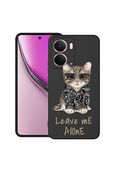 bestcase Θήκη για Realme P3 με σχέδιο γάτας  "Leave Me Alone ", TPU Ματ Εξαιρ...