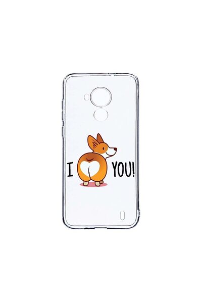 bestcase Διαφανής Θήκη Σιλικόνης 2MM, Συμβατή με Nokia C30, Έιμοτζι χαριτωμέν...
