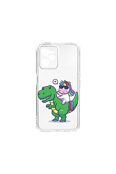 bestcase Husa BestCase¬Æ Anti Shock 1,5mm, Compatibila Cu Realme C35, Dino Ri...