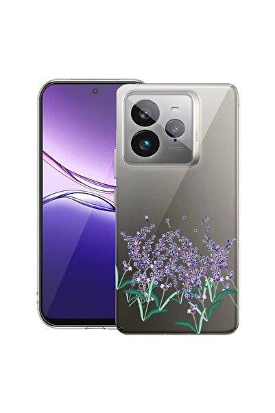 bestcase ¬Æ Husa pentru Realme GT 7 Pro cu Design Lavender, Clear Slim Silico...