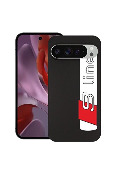 bestcase Калъф за Google Pixel 9 Pro XL, Audi S Line, тънък силиконов 0.8 мм,...