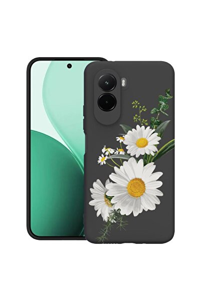 bestcase ¬Æ Husa TPU Ultra Slim Compatibila cu Poco M7, Floral - Minimalist D...
