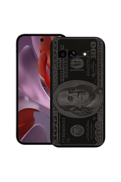 bestcase Калъф за Google Pixel 9a, MR. Франклин 100 долара, Тънък силиконов 0...