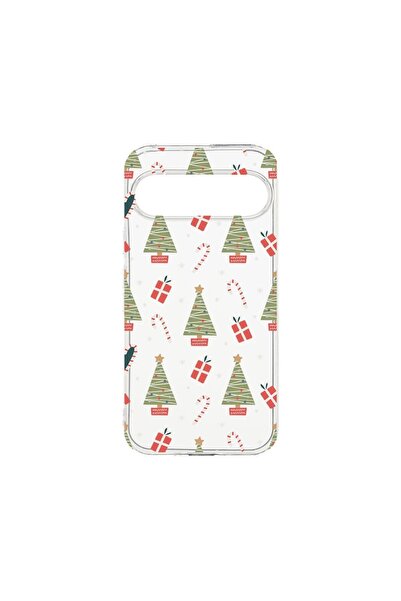bestcase ¬Æ Husa Clear Silicon 2MM, Compatibila Cu Google Pixel 9, Christmas ...