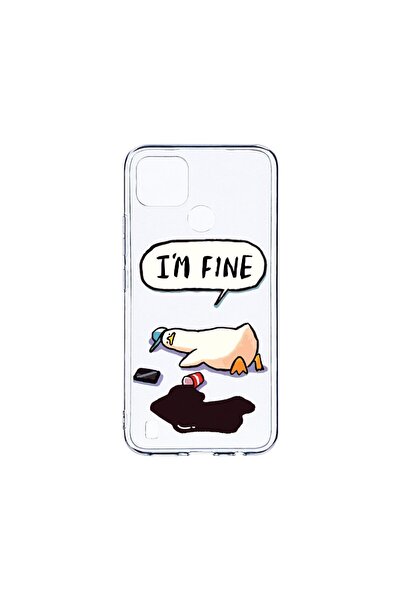 bestcase Διαφανής Θήκη Σιλικόνης 2MM, Συμβατή με Realme C25Y, Duck Life - Είμ...