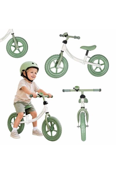 trike fix Bicicleta fara pedale pentru copii Balance green, cadru otel, cu so...