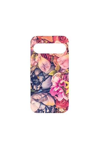 bestcase ¬Æ Husa Clear Silicon 2MM, Compatibila Cu Google Pixel 9 Pro, Floral...