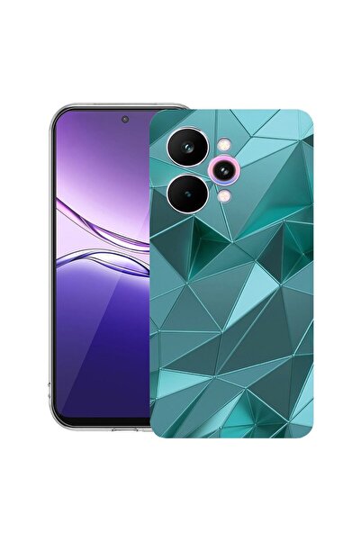 bestcase ¬Æ Husa Clear Slim Silicon Compatibila cu Realme 15 / 15 Pro, Green ...