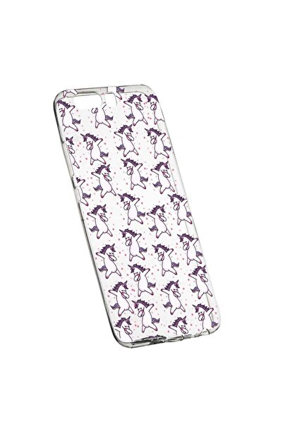bestcase Husa Silicon, Transparent, Slim, Unicorn, Huawei Y6 2018