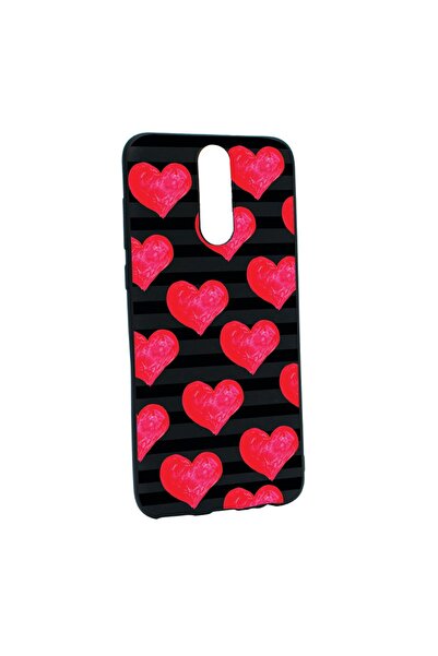 bestcase Θήκη σιλικόνης συμβατή με Nokia 2.4, σχέδιο καρδιές, ανθεκτική στη φ...