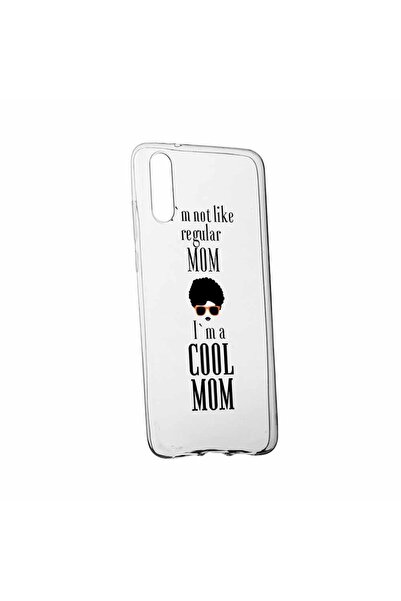 bestcase Husa Silicon, Transparent, Slim, Cool Mom, Huawei P20