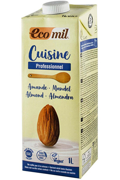 Ecomil Crema vegetala bio din migdale, pentru gatit, 1000ml Cuisine