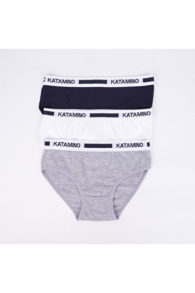 Katamino MİMOYA KIZ TRIPLU SLIP - MULTICOLORE