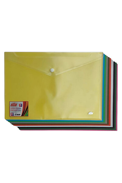 Stilo A4 Fon Cardstock with Clip-On File 120 Gr (10 Colors)