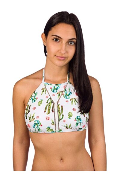 Malibu Tahoe Desert Sutien Bikini Halter Alb Multi
