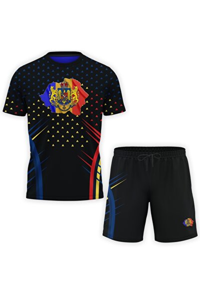 OEM Men's T-shirt and shorts set Romania P069