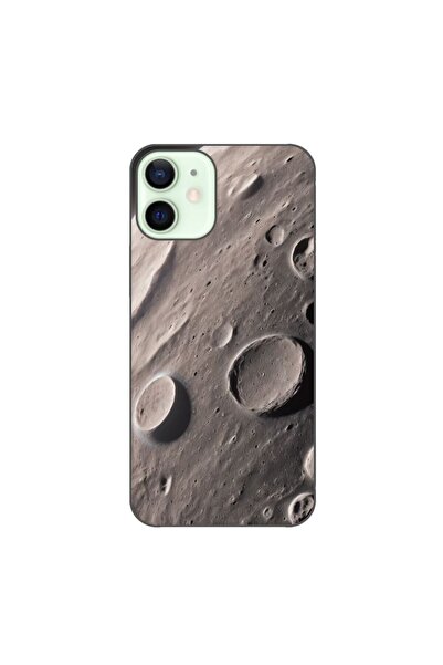 OEM Husa compatibila cu Apple iPhone 12 Mini Silicon Gel Tpu Model Moon Surface