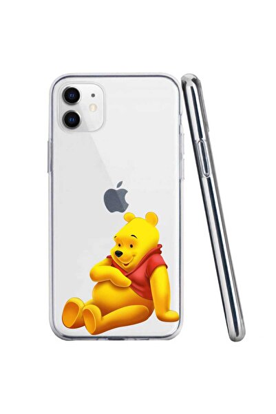 OEM Husa compatibila cu Apple iPhone 11 Silicon Transparenta Model Winnie The...