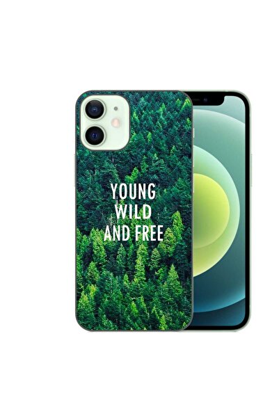 OEM Husa compatibila cu Apple iPhone 12 Mini Silicon Gel Tpu Model Wild and Free