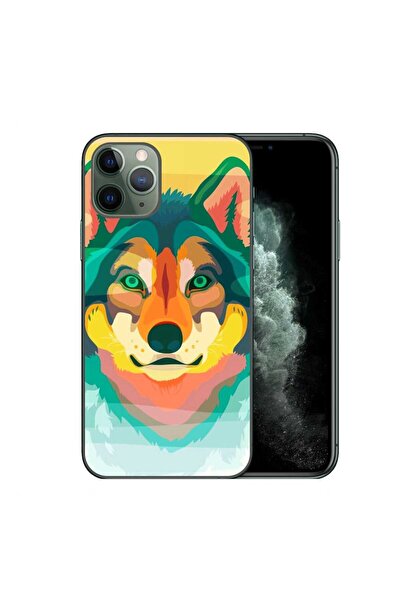 OEM Husa compatibila cu Apple iPhone 11 Pro Silicon Gel Tpu Model Desen Lup