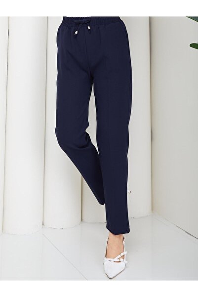 exxitcollection Women's Skinny Leg Elastic Waist Double Fabric Seasonal Front...