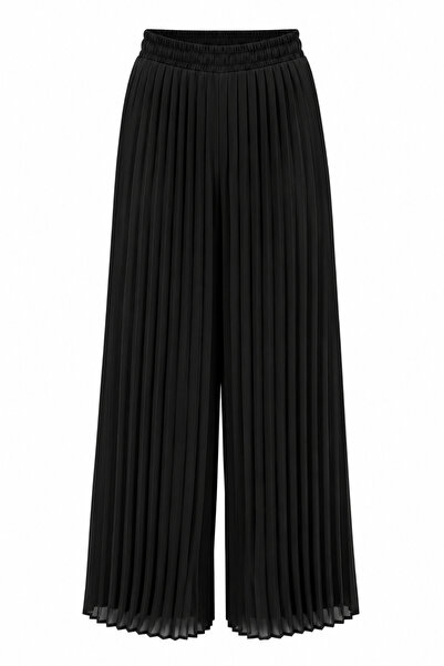 Garzia Siyah Piliseli Pantolon
