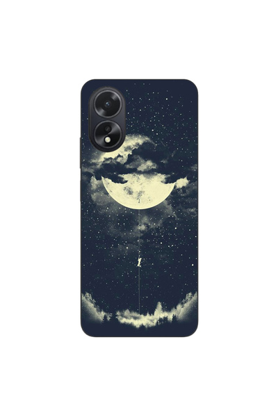 OEM Husa compatibila cu Oppo A38 4G Silicon Gel Tpu Model Moon Climbing