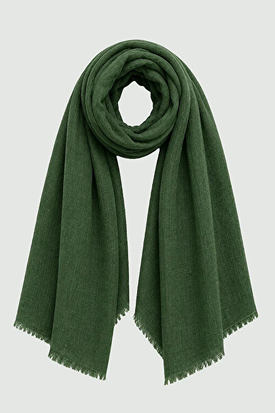 Gusto Solid Color Shawl - Green