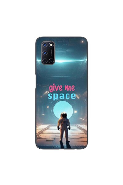 OEM Case compatible with Oppo A72 Silicon Gel Tpu Model Give Me Space