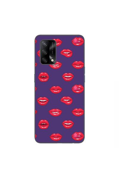 OEM Husa compatibila cu Oppo A74 4G Silicon Gel Tpu Model Buze Pattern