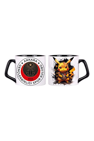 Ghostbastır Gençlerbirliği Spor Pikachu Kupa Bardak | Tek Adet 0171