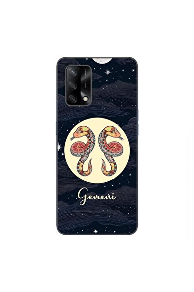 OEM Case compatible with Oppo A74 4G Silicone Gel Tpu Pattern Horoscope Gemini