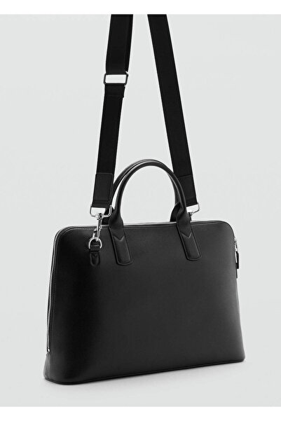 MANGO Man %100 deri tote bag