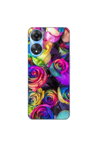 OEM Husa compatibila cu Oppo A78 4G (CPH2565) Silicon Gel Tpu Model Trandafir...