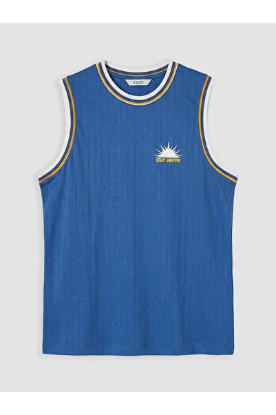 LC Waikiki Crew Neck Printed Men's Sleeveless T-Shirt (S6)