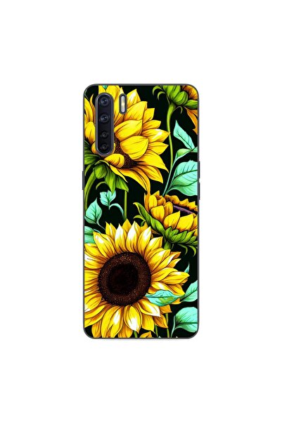 OEM Husa compatibila cu Oppo A91 Silicon Gel Tpu Model Floarea Soarelui AI