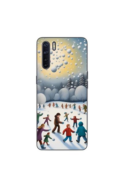 OEM Husa compatibila cu Oppo A91 Silicon Gel Tpu Model Copii la Joaca Iarna