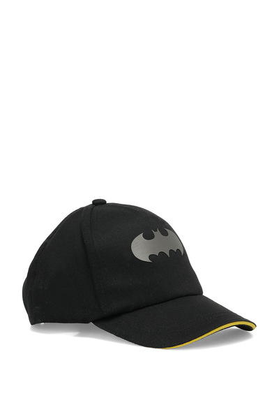 Batman Şapka Erkek Çocuk Siyah BRONX CAP B-