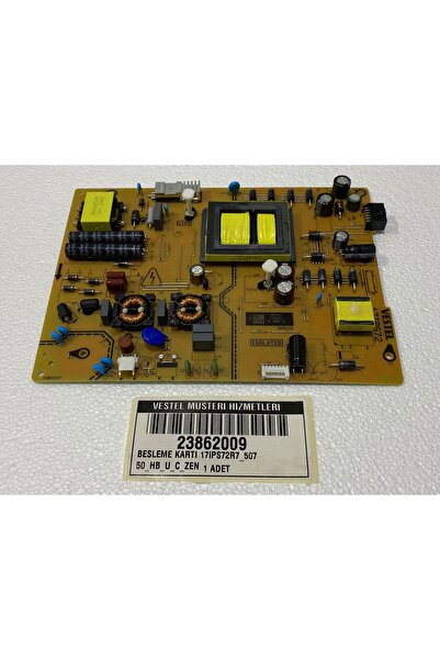 Vestel 23862009 17IPS72R7_50750_HB_U_C_ZEN 50 İnç TV Besleme Kartı Sıfır