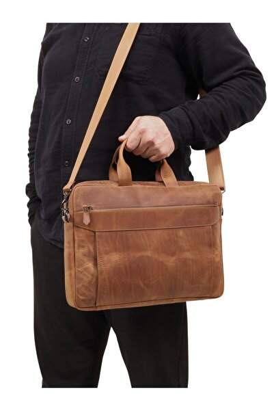 Meskanto Valencia Genuine Leather Briefcase
