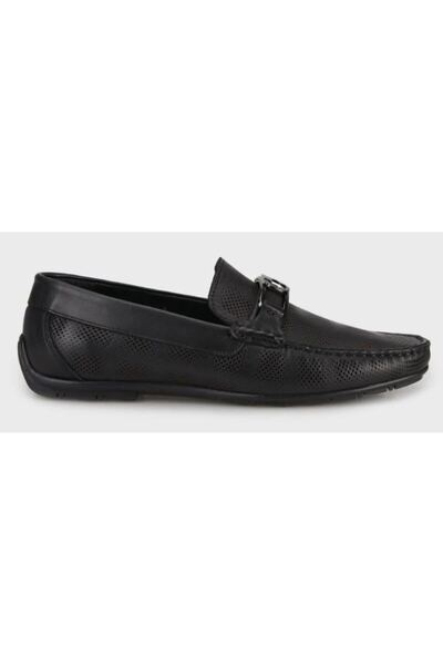 MARCOMEN 152-21112 Black Men's Casual Loafer Shoes