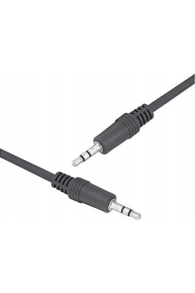 VEGA Cablu Jack 3.5mm - Jack 3.5mm 1 m negru (32181)