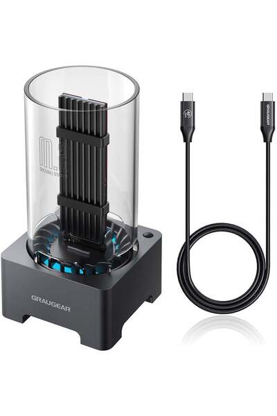 Graugear Docking Station USB 4.0 f. M.2 PCIe Gen4x4 NVMe SSD