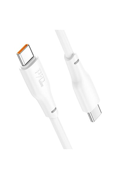 hoco. Cablu USB Hoco USB-C - USB-C 1 m Alb