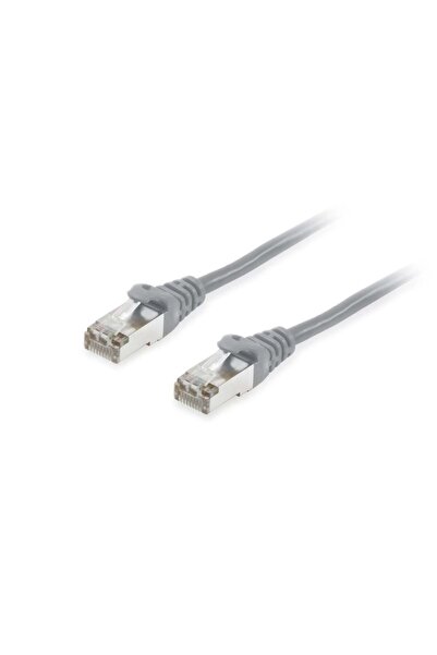 EQUIP Cablu patch Cat6A S/FTP 2xRJ45 0.25m gri LSZH pungă de plastic