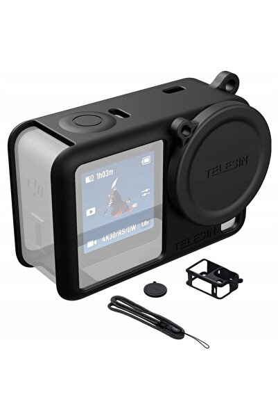 TELESIN Silicone Protective Case for DJI Osmo Action 6 (Black)