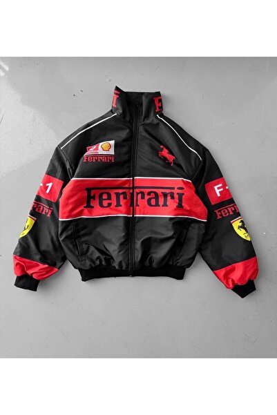 vorian Unisex Racing Bomber Jacket with Quilted Fiber Inside