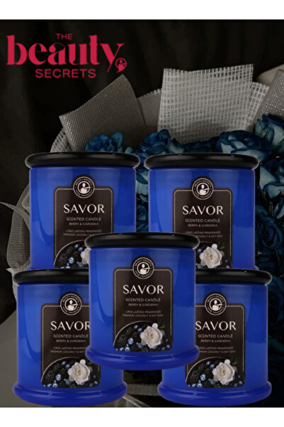The Beauty Secrets 5 قطع شمعة معطرة سافور 500 جرام